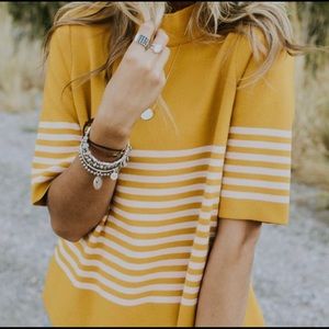 ROOLEE | Mockneck Short Sleeve Sweater